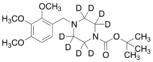 N-Boc-Trimetazidine-d8