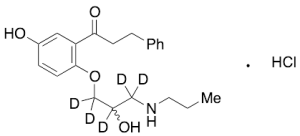 5-Hydroxy Propafenone-d5 Hydrochloride