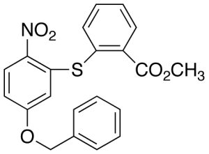 4-Benzyloxy-2-(2’-carbomethoxy)thiophenylnitrobenzene