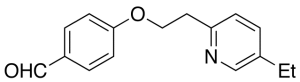 4-[2-(5-Ethyl-2-pyridinyl)ethoxy]benzaldehyde