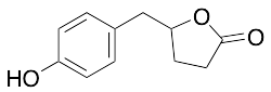 5-[(4-Hydroxyphenyl)methyl]oxolan-2-one