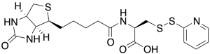 [5-[(3aS,4S,6aR)-Hexahydro-2-oxo-1H-thieno[3,4-d]imidazol-4-yl]-1-oxopentyl]-3-(2-pyridinyldithio)-L-alanine