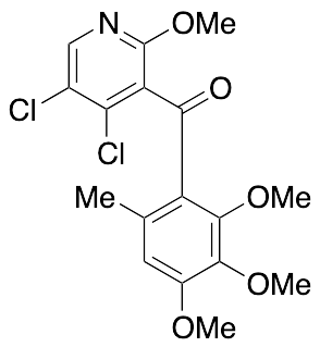 (4,5-Dichloro-2-methoxy-3-pyridinyl)(2,3,4-trimethoxy-6-methylphenyl)methanone
