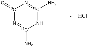 Ammeline-13C3 Hydrochloride