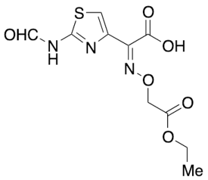(Z)-2-((2-Ethoxy-2-oxoethoxy)imino)-2-(2-formamidothiazol-4-yl)acetic Acid