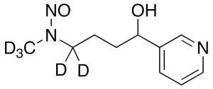 4-(Methylnitrosamino)-1-(3-pyridyl)-1-butanol-d5