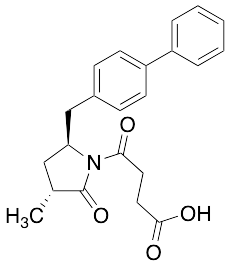 4-((3R,5S)-5-([1,1'-Biphenyl]-4-ylmethyl)-3-methyl-2-oxopyrrolidin-1-yl)-4-oxobutanoic Acid