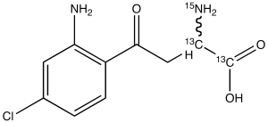 4-Chloro Kynurenine-13C2,15N