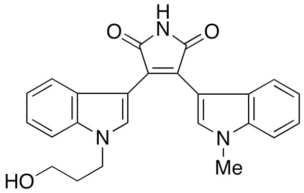 3-[1-(3-Hydroxypropyl)-1H-indol-3-yl]-4-(1-methyl-1H-indol-3-yl)-1H-pyrrole-2,5-dione