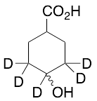 4-Hydroxycyclohexylcarboxylic Acid-d5