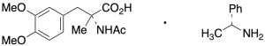 N-Acetyl D-Alpha-Methyl DOPA Dimethyl Ether (+)-Alpha-Methylbenzylamine Salt