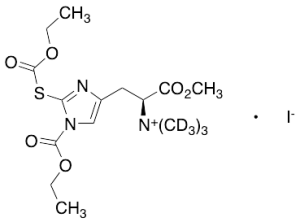 N(Im)-Ethoxycarbonyl-S-ethoxycarbonyl L-Ergothioneine-d9 Methyl Ester Iodide