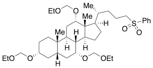 24-Phenylsulfonyl-5b-Cholane-3a,7a,12a-triol 3,7,12-Triethoxymethyl Ether