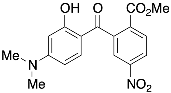 4-Dimethylamino-2-hydroxy-2’-methoxycarbonyl-5’-nitrobenzophenone