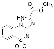 methyl 8,8-dioxo-8lambda6-thia-2,3,5,7-tetraazatricyclo[7.4.0.0,2,6]trideca-1(13),3,5,9,11-pentaene-4-carboxylate