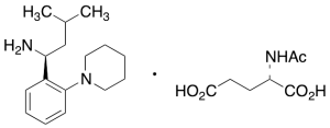 (S,S’)-3-Methyl-1-(2-piperidinophenyl)butylamine N-Acetyl-glutamate Salt