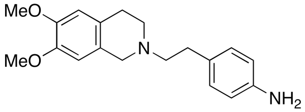 4-[2-(3,4-Dihydro-6,7-dimethoxy-2(1H)-isoquinolinyl)ethyl]benzenamine