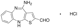 4-Aminothieno[2,3-b][1,5]benzodiazepine-2-carboxaldehyde Hydrochloride