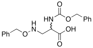 3-[(Benzyloxy)amino]-N-[(benzyloxy)carbonyl]-D,L-alanine