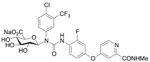Regorafenib N-Beta-D-Glucuronide Sodium Salt