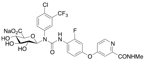 Regorafenib N-Beta-D-Glucuronide Sodium Salt