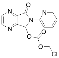 (7-Oxo-6-(pyridin-2-yl)-6,7-dihydro-5H-pyrrolo[3,4-b]pyrazin-5-yl) carbonic Acid Chloromethyl Ester