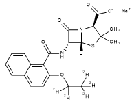 Nafcillin-d5 Sodium Salt (>90%)