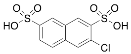 3-Chloro-2,7-naphthalenedisulfonic Acid