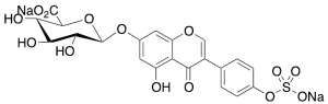 Genistein 7-Beta-D-Glucuronide 4’-Sulfate Disodium Salt