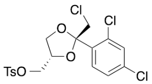 ((2R,4S)-2-(Chloromethyl)-2-(2,4-dichlorophenyl)-1,3-dioxolan-4-yl)methyl 4-Methylbenzenesulfonate