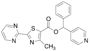 phenyl(pyridin-4-yl)methyl 4-methyl-2-(pyrimidin-2-yl)-1,3-thiazole-5-carboxylate
