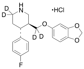 rac trans-Paroxetine-d4 Hydrochloride