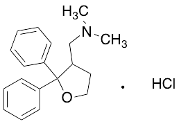 Tetrahydro-N,N-dimethyl-2,2-diphenyl-3-furanmethanamine Hydrochloride (>75%)