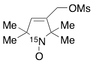 1-Oxyl-2,2,5,5-tetramethyl-∆3-(methanesulfonyloxymethyl)pyrroline-15N