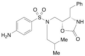 4-Amino-N-(2-methylpropyl)-N-[[(4S,5R)-2-oxo-4-(phenylmethyl)-5-oxazolidinyl]methyl]-benzenesulfonamide