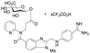 Dabigatran Acyl-Beta-D-Glucuronide Trifluoroacetic Acid Salt (80%)