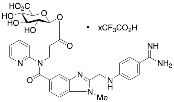 Dabigatran Acyl-Beta-D-Glucuronide Trifluoroacetic Acid Salt (80%)