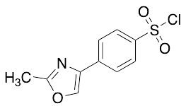 4-(2-Methyl-1,3-oxazol-4-yl)benzene-1-sulfonyl Chloride