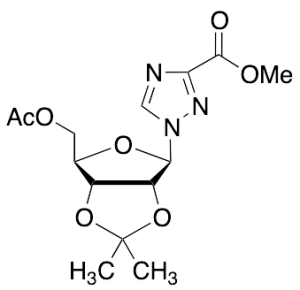 2’,3’-O-Isopropylidene-1-Beta-D-ribofuranosyl-1,2,4-triazole-3-carboxylic Acid Methyl Ester 5’-O-Acetate