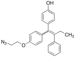 (E/Z)-N,N-Didesmethyl-4-hydroxy Tamoxifen 2’-Azide