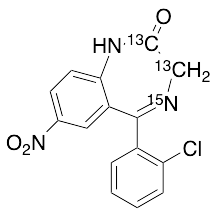 Clonazepam-13C2 ,15N