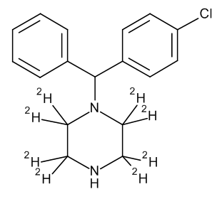 1-[(4-Chlorophenyl)phenylmethyl]piperazine-d8