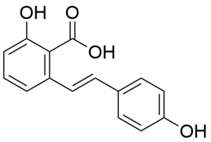 (E)-2-hydroxy-6-(4-hydroxystyryl)benzoic acid