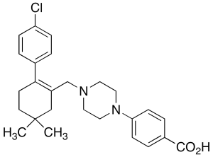 4-[4-[[2-(4-Chlorophenyl)-5,5-dimethyl-1-cyclohexen-1-yl]methyl]-1-piperazinyl]benzoic Acid
