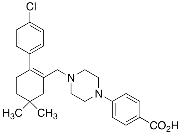 4-[4-[[2-(4-Chlorophenyl)-5,5-dimethyl-1-cyclohexen-1-yl]methyl]-1-piperazinyl]benzoic Acid