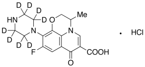 Desmethyl Ofloxacin-d8 Hydrochloride