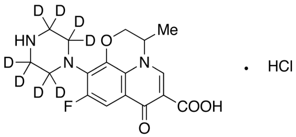 Desmethyl Ofloxacin-d8 Hydrochloride