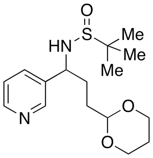 N-[3-(1,3-Dioxan-2-yl)-1-(3-pyridinyl)propyl]-2-methyl-2-propanesulfinamide