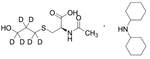 N-Acetyl-S-(3-hydroxypropyl-1,1,2,2,3,3-D6)cysteine, Dicyclohexylammonium Salt