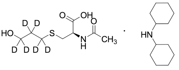 N-Acetyl-S-(3-hydroxypropyl-1,1,2,2,3,3-D6)cysteine, Dicyclohexylammonium Salt